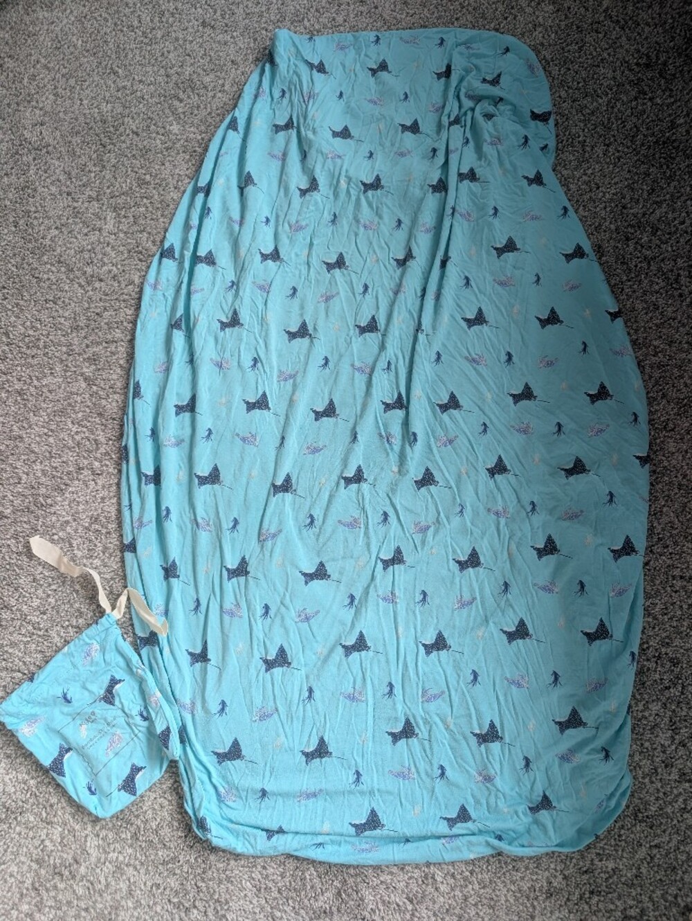Kyte Baby Eagle Ray Crib Sheet